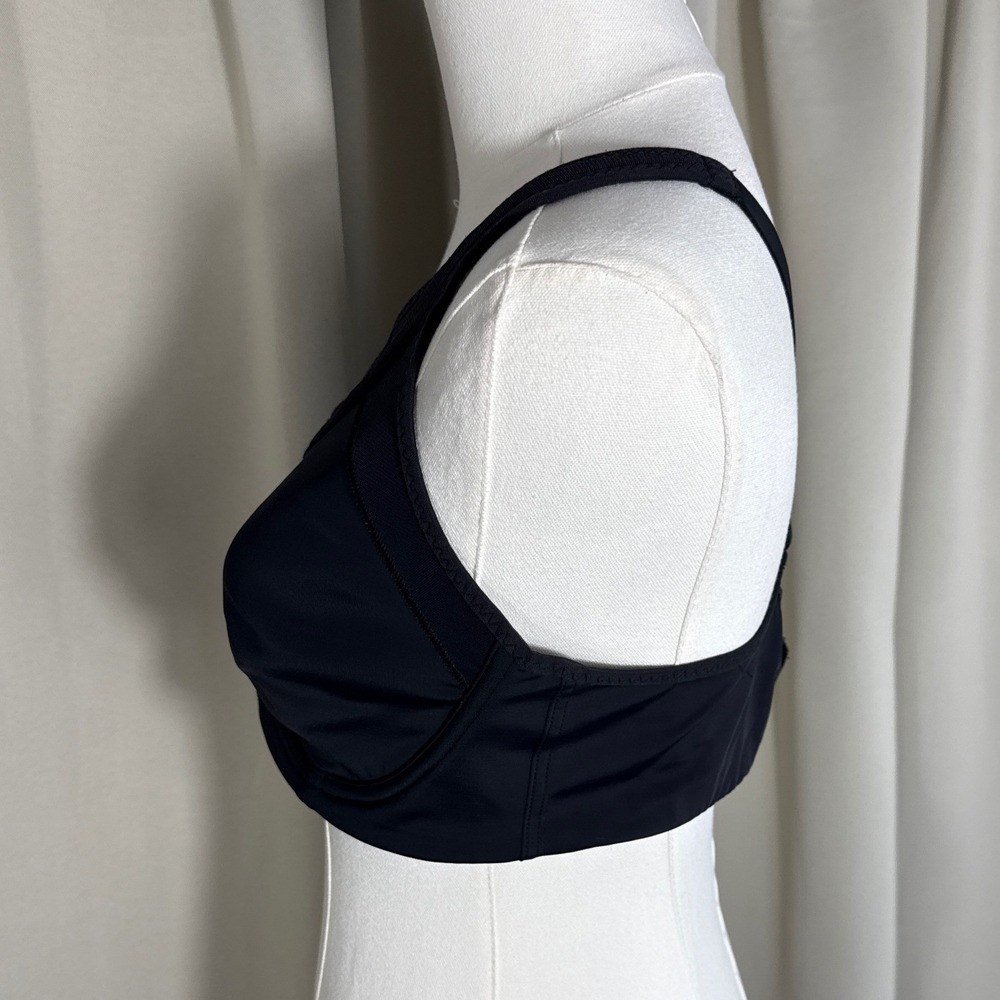 Athleta Black High Impact Molded Cup Convertible Sports Bra 38C - Picture 2 of 6